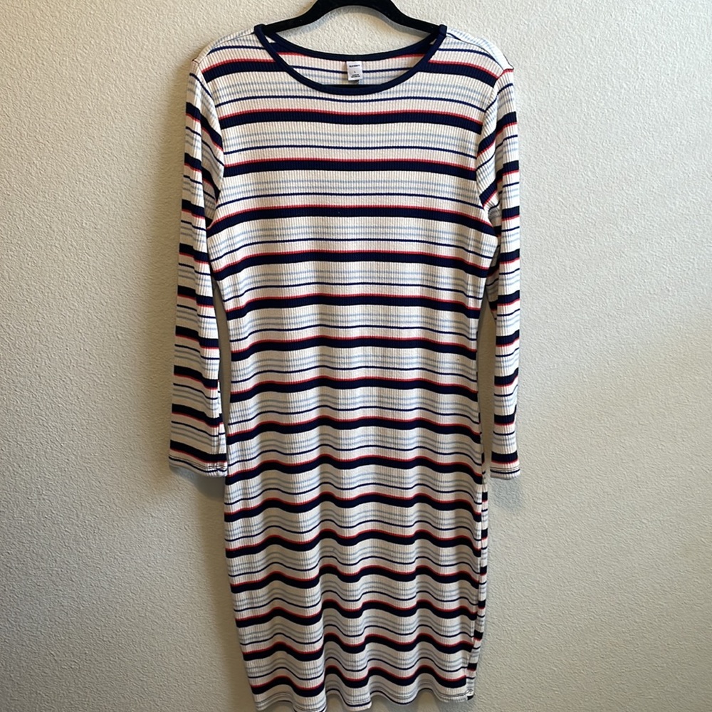 Rib-knit midi dress - Picture 2 of 4